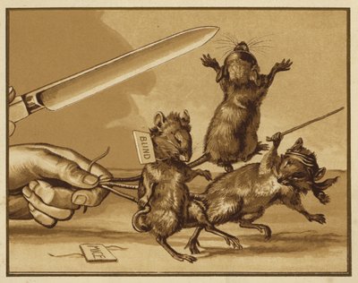Illustration pour Trois souris aveugles - Edmund G. Caldwell