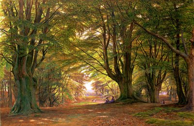Jouer dans le bois de hêtres, 1876 - Edmund George Warren