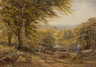 Les charbonniers près de Weybridge, Surrey, 1870 - Edmund George Warren