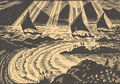 Trois voiliers - Edmund Hunter