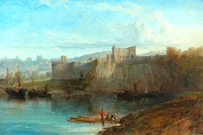 Château de Chepstow sur la Wye, 1872 - Edmund John Niemann