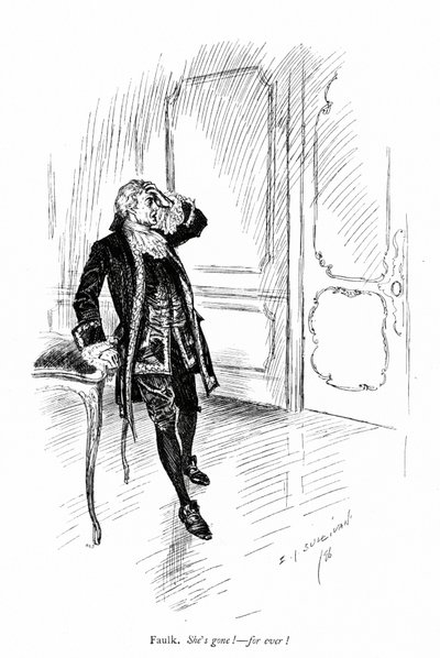 Illustration pour Les Rivaux de Sheridan (gravure) - Edmund Joseph (after) Sullivan