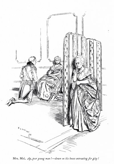 Illustration pour Les Rivaux de Sheridan (gravure) - Edmund Joseph (after) Sullivan