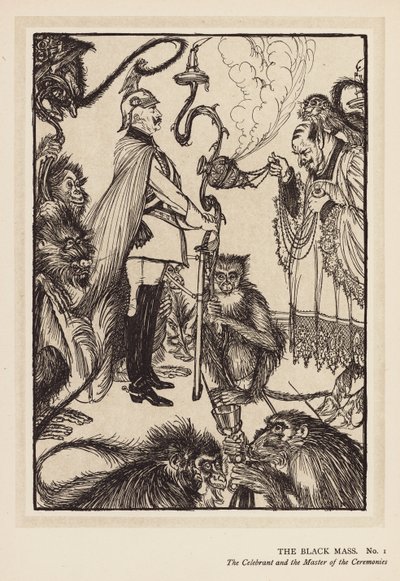 La guirlande du Kaiser : La Messe noire - Edmund Joseph (after) Sullivan