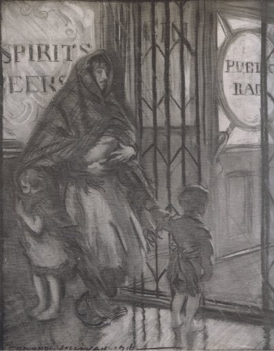 La porte de la taverne, Bibbys Annual - Edmund Joseph (after) Sullivan