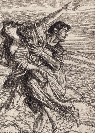 William Shakespeare: Périclès, Prince de Tyr, Acte IV, Scène 1 - Edmund Joseph (after) Sullivan