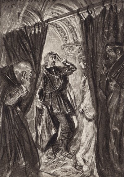 William Shakespeare : La Tragédie de Hamlet, Prince de Danemark, Acte III, Scène 1 - Edmund Joseph (after) Sullivan