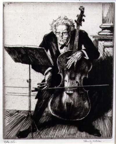 Solo de violoncelle - Edmund Joseph Sullivan