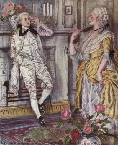 Illustration pour Le Vicaire de Wakefield par Oliver Goldsmith - Edmund Joseph Sullivan