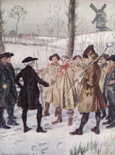 Illustration pour Le Vicaire de Wakefield par Oliver Goldsmith - Edmund Joseph Sullivan