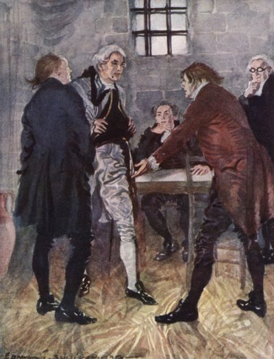 Illustration pour Le Vicaire de Wakefield par Oliver Goldsmith - Edmund Joseph Sullivan