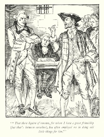 Illustration pour Le Vicaire de Wakefield par Oliver Goldsmith - Edmund Joseph Sullivan