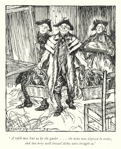 Illustration pour Le Vicaire de Wakefield par Oliver Goldsmith - Edmund Joseph Sullivan