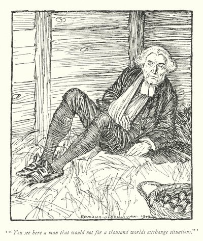 Illustration pour Le Vicaire de Wakefield par Oliver Goldsmith - Edmund Joseph Sullivan