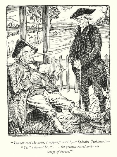 Illustration pour Le Vicaire de Wakefield par Oliver Goldsmith - Edmund Joseph Sullivan