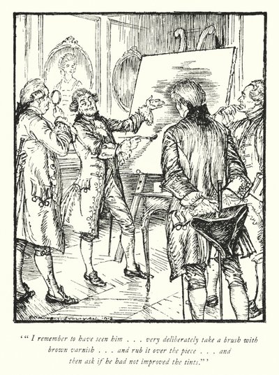 Illustration pour Le Vicaire de Wakefield par Oliver Goldsmith - Edmund Joseph Sullivan