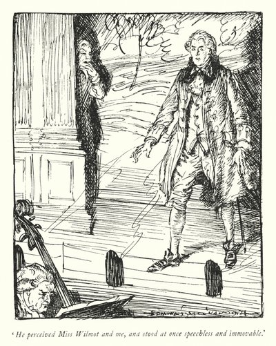 Illustration pour Le Vicaire de Wakefield par Oliver Goldsmith (lithographie) - Edmund Joseph Sullivan