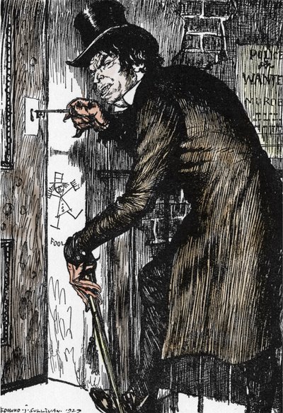 Mr Hyde rentre chez lui après une nuit d