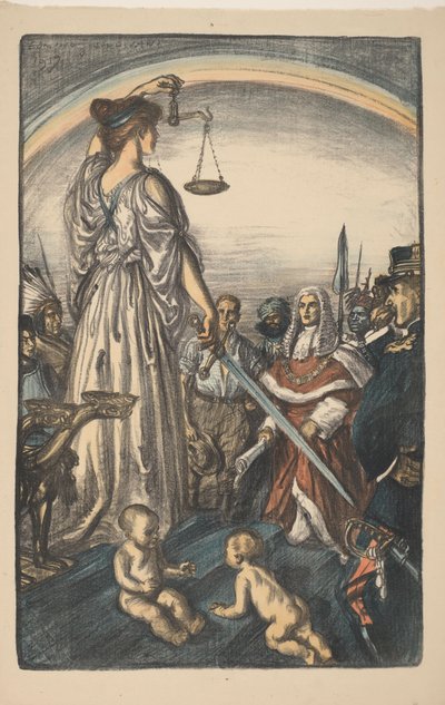 Personnification de la justice - Edmund Joseph Sullivan