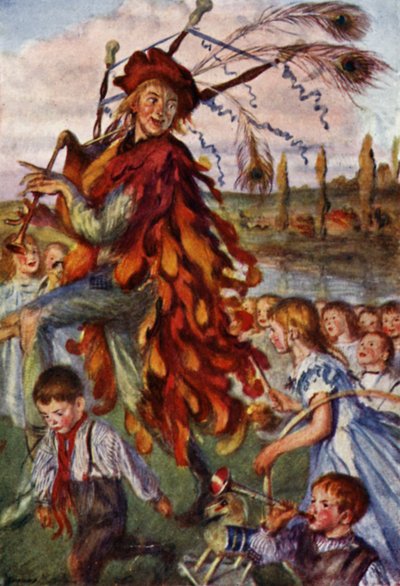 Robert Browning : Le joueur de flûte de Hamelin - Edmund Joseph Sullivan