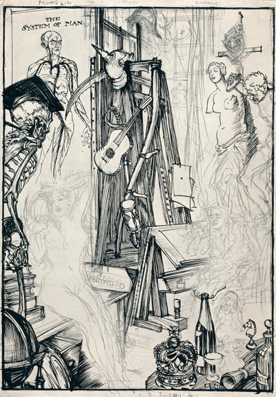 Le Dessinateur - Étape IV, vers 1920 - Edmund Joseph Sullivan