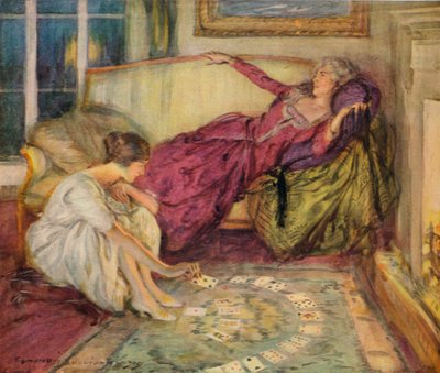 La chute de la carte, vers 1889-1924, 1924 - Edmund Joseph Sullivan