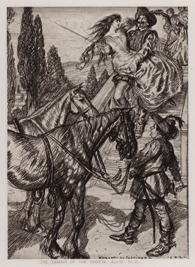 La Mégère apprivoisée, Acte III, Scène 2 - Edmund Joseph Sullivan