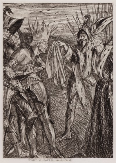 La troisième partie de Henri VI, Acte I, Scène 4 - Edmund Joseph Sullivan