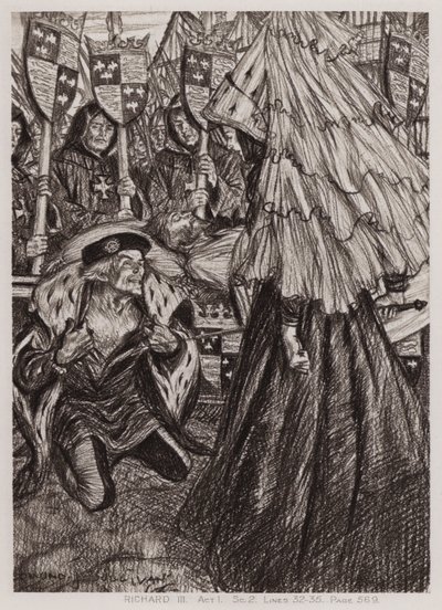 La Tragédie du roi Richard III, Acte I, Scène 2 - Edmund Joseph Sullivan