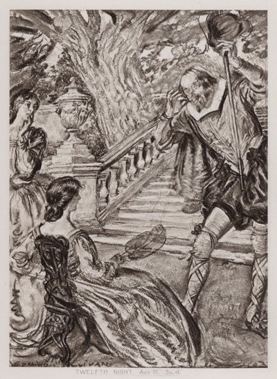 La Nuit des rois, Acte III, Scène 4 - Edmund Joseph Sullivan