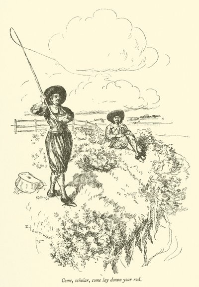 Viens, érudit, viens poser ta baguette - Edmund Joseph after Sullivan