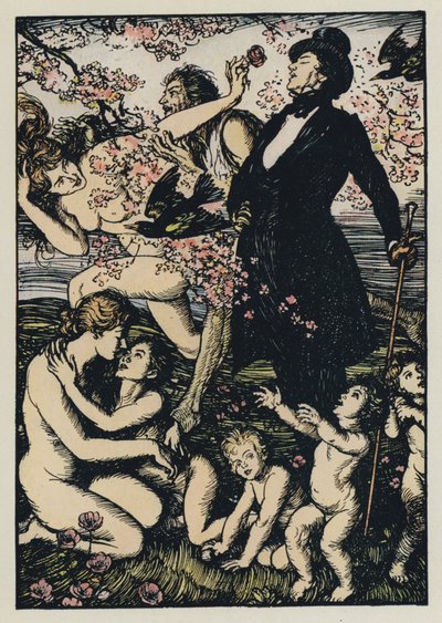 Illustration pour Maud de Tennyson - Edmund Joseph after Sullivan