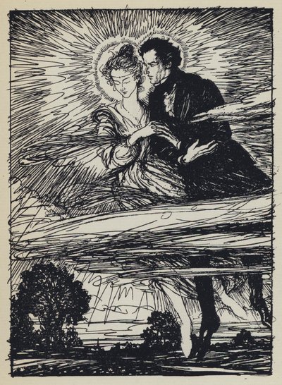 Illustration pour Maud de Tennyson - Edmund Joseph after Sullivan