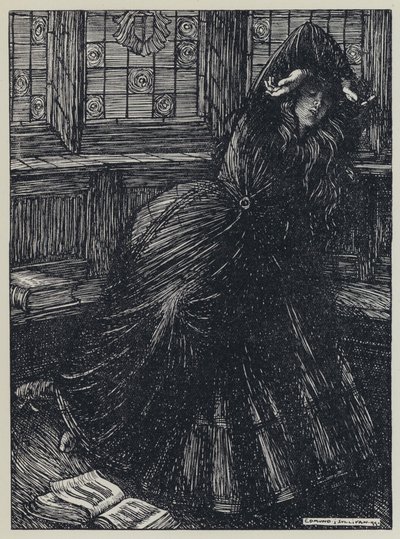 Illustration de Tennyson pour A Dream of Fair Women and Other Poems - Edmund Joseph after Sullivan