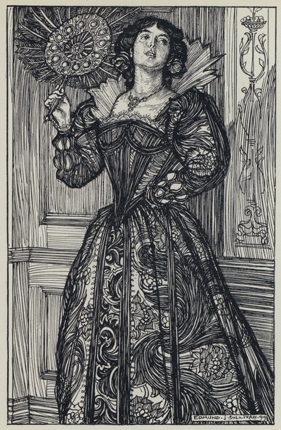 Illustration de Tennyson pour A Dream of Fair Women and Other Poems - Edmund Joseph after Sullivan