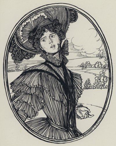 Illustration de Tennyson pour A Dream of Fair Women and Other Poems - Edmund Joseph after Sullivan