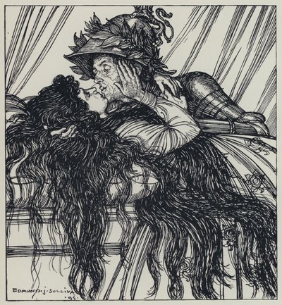Illustration de Tennyson pour A Dream of Fair Women and Other Poems - Edmund Joseph after Sullivan