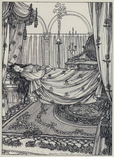 Illustration de Tennyson pour A Dream of Fair Women and Other Poems - Edmund Joseph after Sullivan
