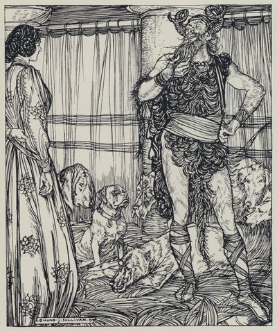 Illustration de Tennyson pour A Dream of Fair Women and Other Poems - Edmund Joseph after Sullivan