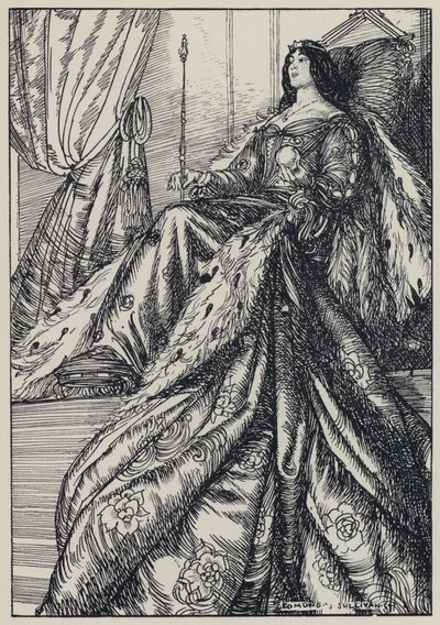Illustration de Tennyson pour A Dream of Fair Women and Other Poems - Edmund Joseph after Sullivan