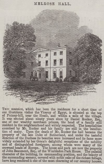 Melrose Hall - Edmund Morison Wimperis