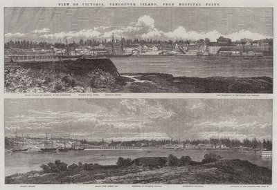 Vue de Victoria, Île de Vancouver, depuis Hospital Point - Edmund Morison Wimperis