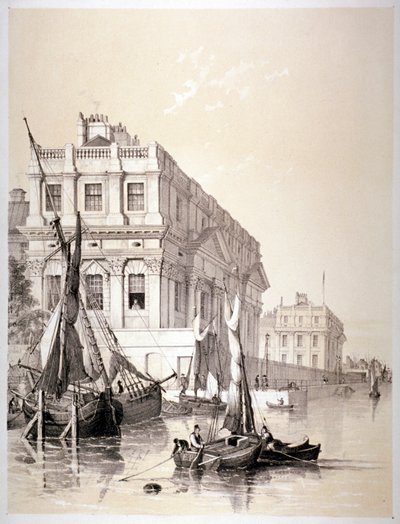 Hôpital Royal de la Marine, Greenwich, Londres, 1838 - Edmund Patten