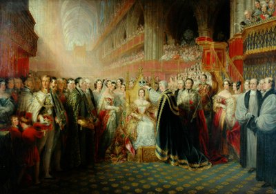 Couronnement de la reine Victoria - Edmund Thomas Parris