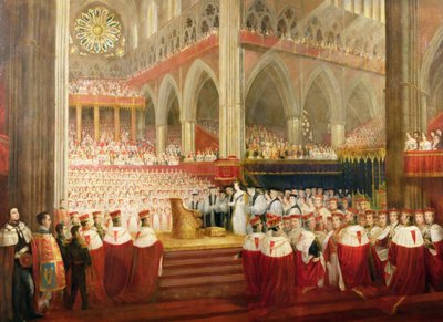 Le Couronnement de la reine Victoria, 28 juin 1838 - Edmund Thomas Parris