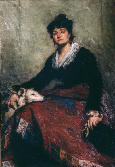 Portrait de Diana Vernon - Edouard Agneessens