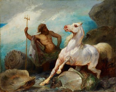 Neptune créant le cheval - Édouard Alexandre Odier