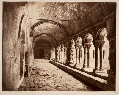 Arles. Cloître Saint-Trophime (galerie nord) - Édouard Baldus