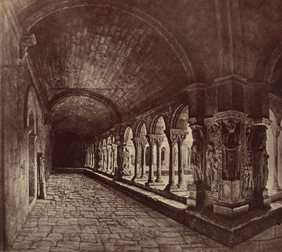 Arles. Cloître Saint-Trophime. - Édouard Baldus