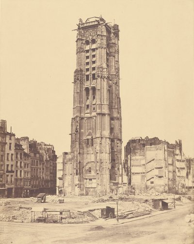 La tour Saint-Jacques - Édouard Baldus